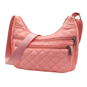 Quilted Nylon Tote & Crossbody Bag For Women | Spacious Laptop-Ready Shoulder Bags, Durable Design For Work, Travel, Gym & Daily Use