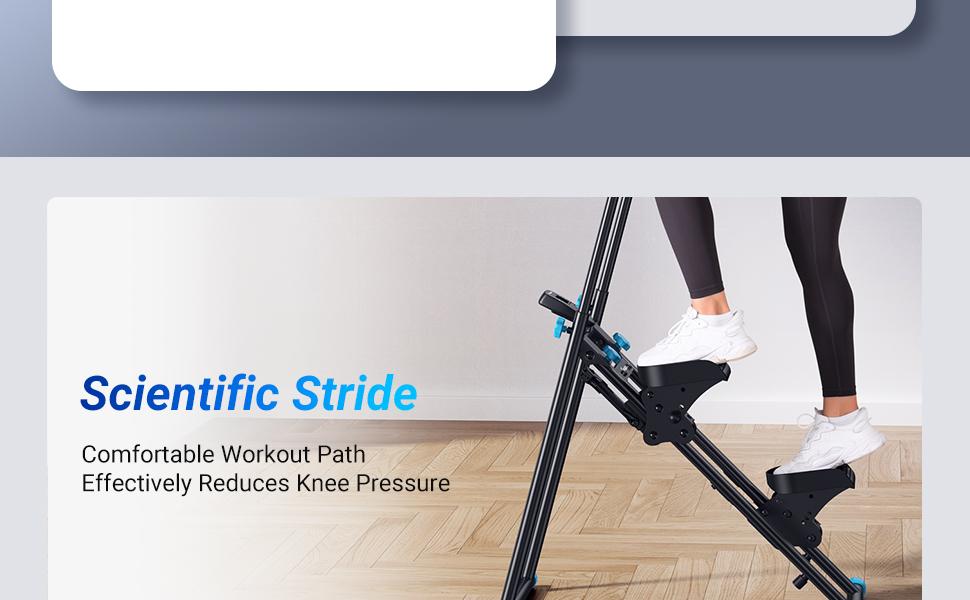 Merach Stair Stepper with Handlebar for Full-Body Workout, 300LBS Capacity,  Compact Cardio Climber Exercise Machine with Adjustable Pedals, Vertical Climber, OutdoorFun for Home Gym, TikTokShopBlackFriday