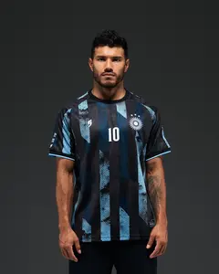 Trendy 2026 La Pulga Heritage Jersey WC Edition All over Print, Casual Style for All Seasons, Classic Throwback Jersey Sportswear Top