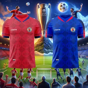 Haiti Style Soccer Jersey 2025, Lightweight Breathable Football Shirt for Men S-5XL, Match Day Fit, Gift For Him