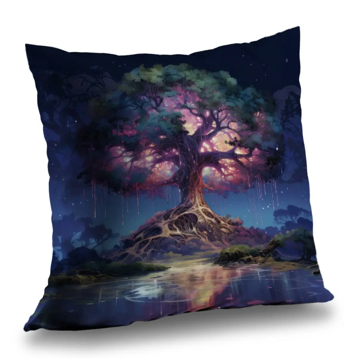 MWW C1PT2626BIHBLV 26x26 in. Purple Polyester Twill Decorative Standard Pillow Insert - Max Fluffiness, Natural-Infused Design, 26 X 26 In.