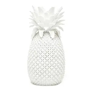 Pineapple Decorative Vase White