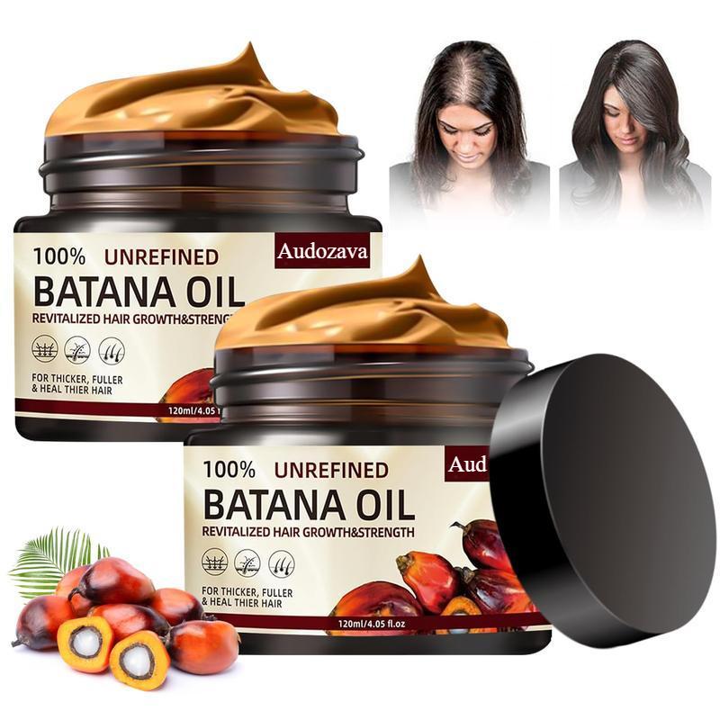Batana Oil from Honduras – Fuller, Thicker Hair for Women & Men, Silky Conditioning, Frizz Control & Color Care Damaged Healthier