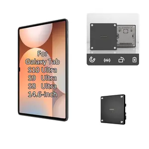 Wall Mount Charging Kit for Samsung Galaxy Tab S8/S9/S10 Ultra (14.6-inch) – Magnetic Tablet Wall Mount with 15W Fast Charging, Custom Protective Case, Smart Home Hub Ready, AC Powered