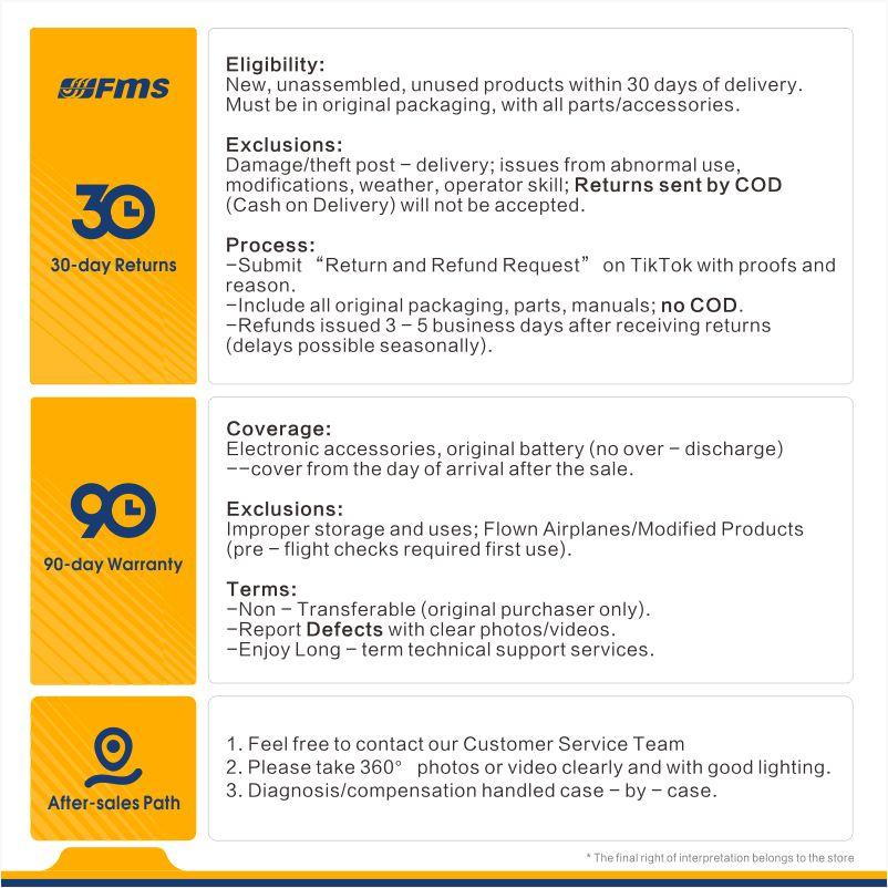 FMS 1220mm Ranger EP V2 With Reflex V3 RTF / PNP FREE Gift（RTF = plane, remote, battery, battery charger，PNP = plane only）