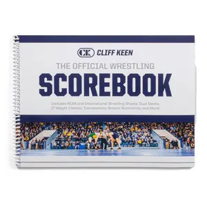 Cliff Keen Wrestling Scorebook - Blue