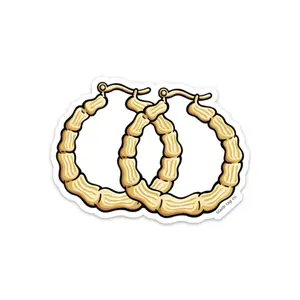 The Hoop Earrings Sticker