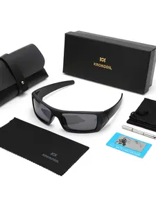 Polarized Uv400 Wrap Around Sun Protective Sunglasses, 6-Piece Premium Gift Box Set, Fashion Eyewear for Men Women, Driving Daily Wear