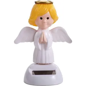 Solar Dancing Figures - Solar Powered Shaking Hand Dolls for Car Decoration