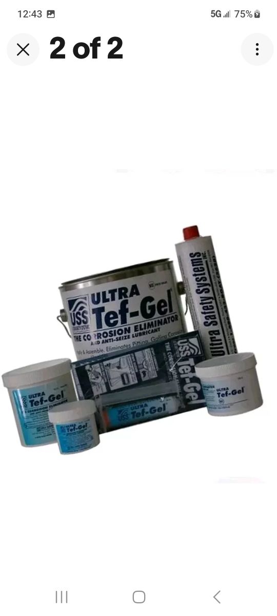TG-16 Ultra Tef-Gel   Corrosion Eliminator And Anti-Seize Lubrican 16oz Tub