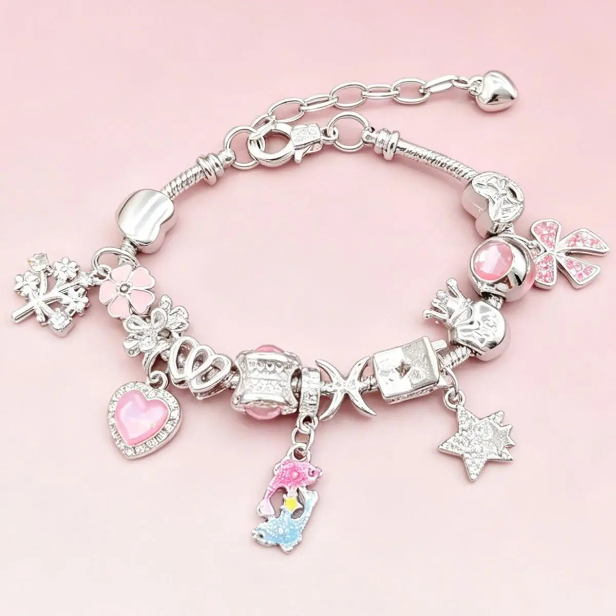 Silver Women Bracelet｜Cute Birthday Favor Jewelry Gift for Women