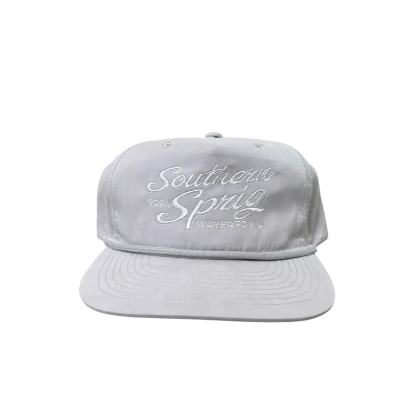 White on grey Southern Sprig waterfowl hat White on grey Southern Sprig waterfowl hat