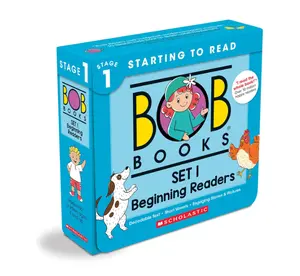 Bob Books - Set 1: Beginning Readers Box Set | Phonics, Ages 4 and up, Kindergarten (Stage 1: Starting to Read)