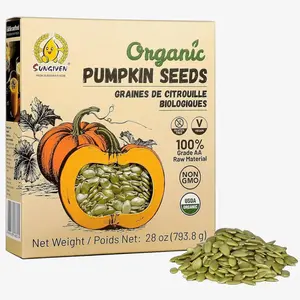 SUNGIVEN Organic Pumpkin Seeds 28 Oz Shelled Raw Gluten Free Non GMO Vegan for Baking Salad Breakfast Snack