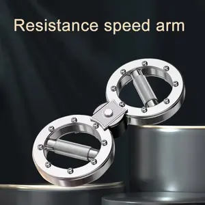 A multi-functional speed arm strength training machine, a sports and fitness equipment, a magic tool for arm strength training, suitable for athletes, silver color