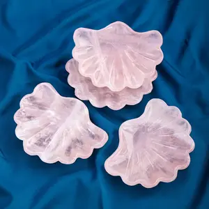 Wholesale High-quality Factory Produced Rose Quartz Shell Bowl for Home Decoration