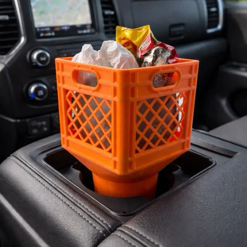 Quart Tea Car Cup Holder Mini Jug Size 3D Printed Crate | Mini Storage Car Compartment |  Car Interior Kit Car Organizer Trunk Organizer Multifunctional Car Organizer, Wear-Resistant Material