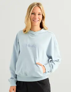 Womens Edisto Logo Terry Hoodie