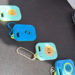 Silent Fidget Slider keychain