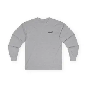 Work Life Longsleeve Tee, Casual Unisex Cotton Shirt, Office Attire, Work From Home Fashion, Comfy Long Sleeve Top