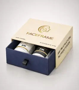 FaceFrame AM/PM Facial Structural Support Supplement | Morning & Night System | 30 Day Supply