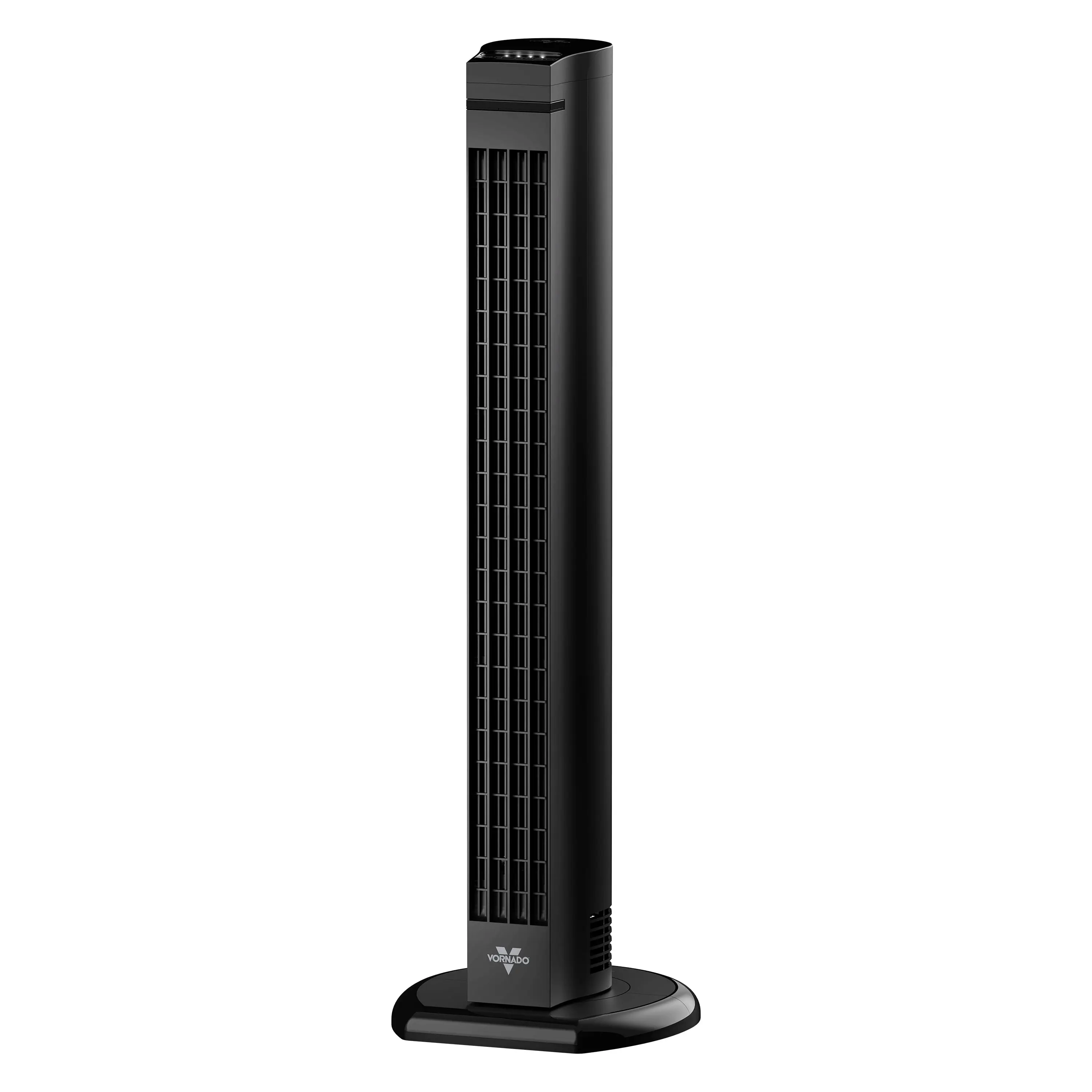 Vornado 4T Oscillating Tower Fan, 40" Tall, 3-Speed, for Bedroom, Office, Home, Black