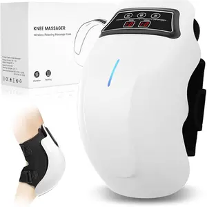 Portable Knee Pain Relief Massager - Hands-Free with Infrared Heat, Vibration & LED Screen