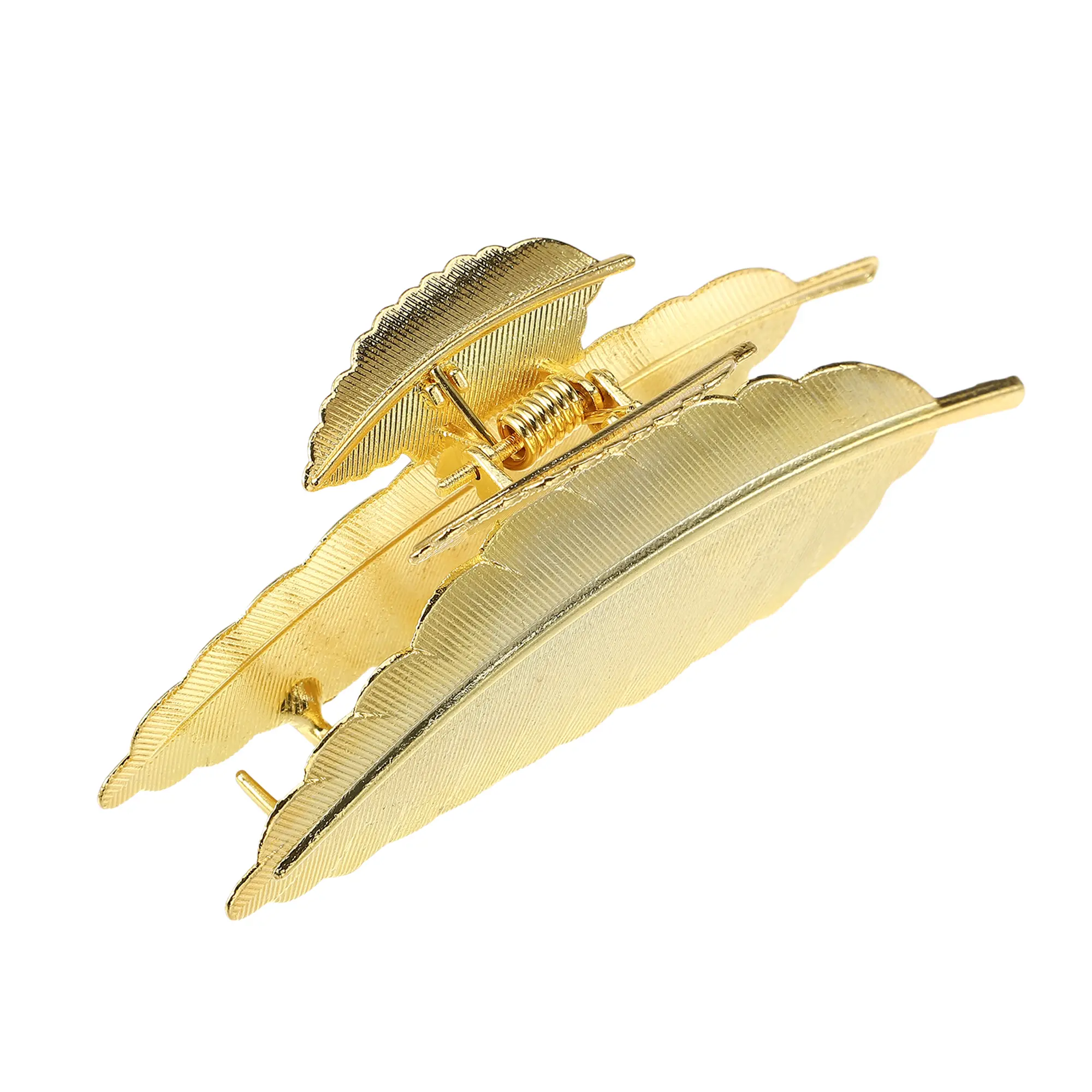 CHEIBEAR Flower Metal Hair Claw Clip, Floral Hair Claw for Women, Cute Claw Clip, Metal Large Hair Clamps, Non-Slip Fashion Hair Accessories