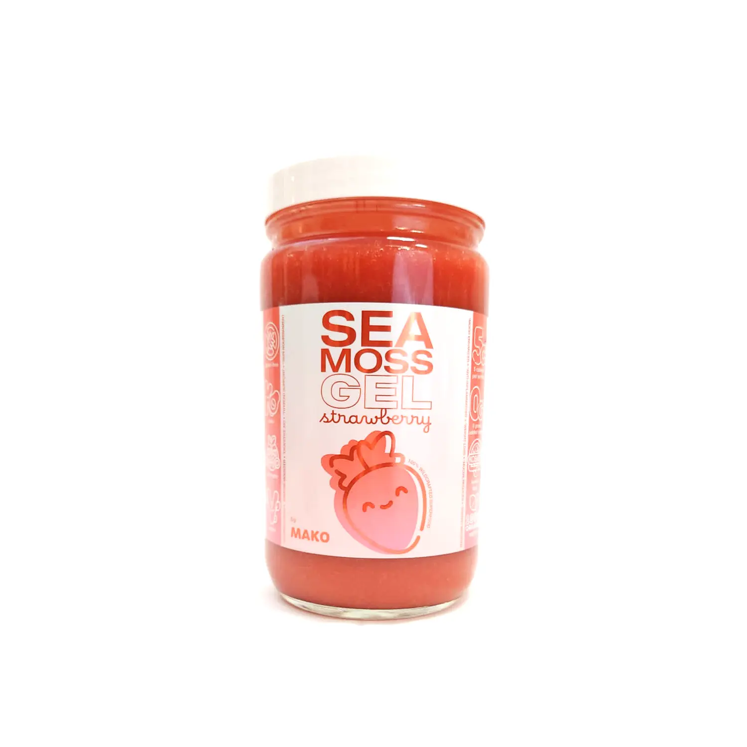 Strawberry Sea Moss Gel (32 Ounces)