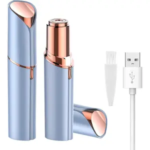 Facial Hair Removal for Women: Painless Lady Face Electric Razor for Face, Lip, Chin, The Best Female Mustache Remover, USB Rechargeable