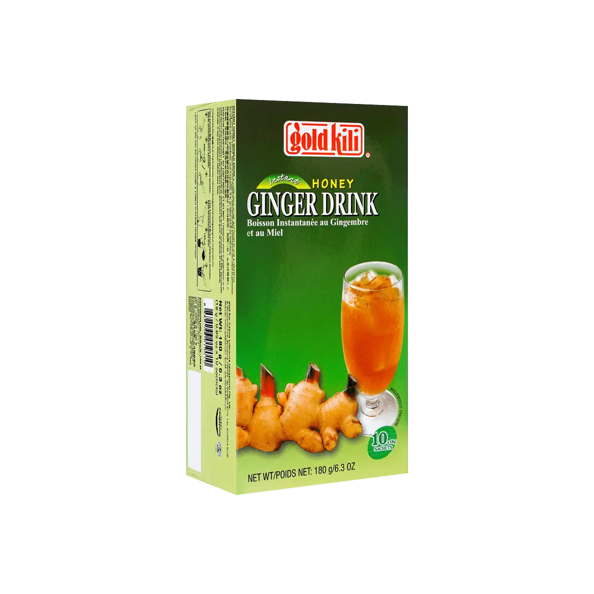 GOLDKILI Instant Turmeric Tea 18g x 10 Sachets - Golden Ginger Drink for Warmth & Digestion - Singapore Heritage