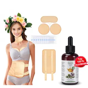 Castor Oil Pack Wrap, 4fl.oz(125ml) 100% pure Castor oil,  castor oil patches,Portable Self Adhesive Pack for Joint, Anti Leakage Design, Skin Friendly ,  castor oil Gift castor oil packs before and after   Black Friday Deals