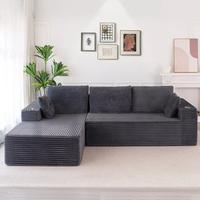 Dark Grey-Left Facing Chaise