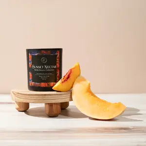 Sunset Nectar 8oz Candle - Verão Escuro Collection Decor Ornaments Decoration Luxury Fall Season Scent Aroma Hand