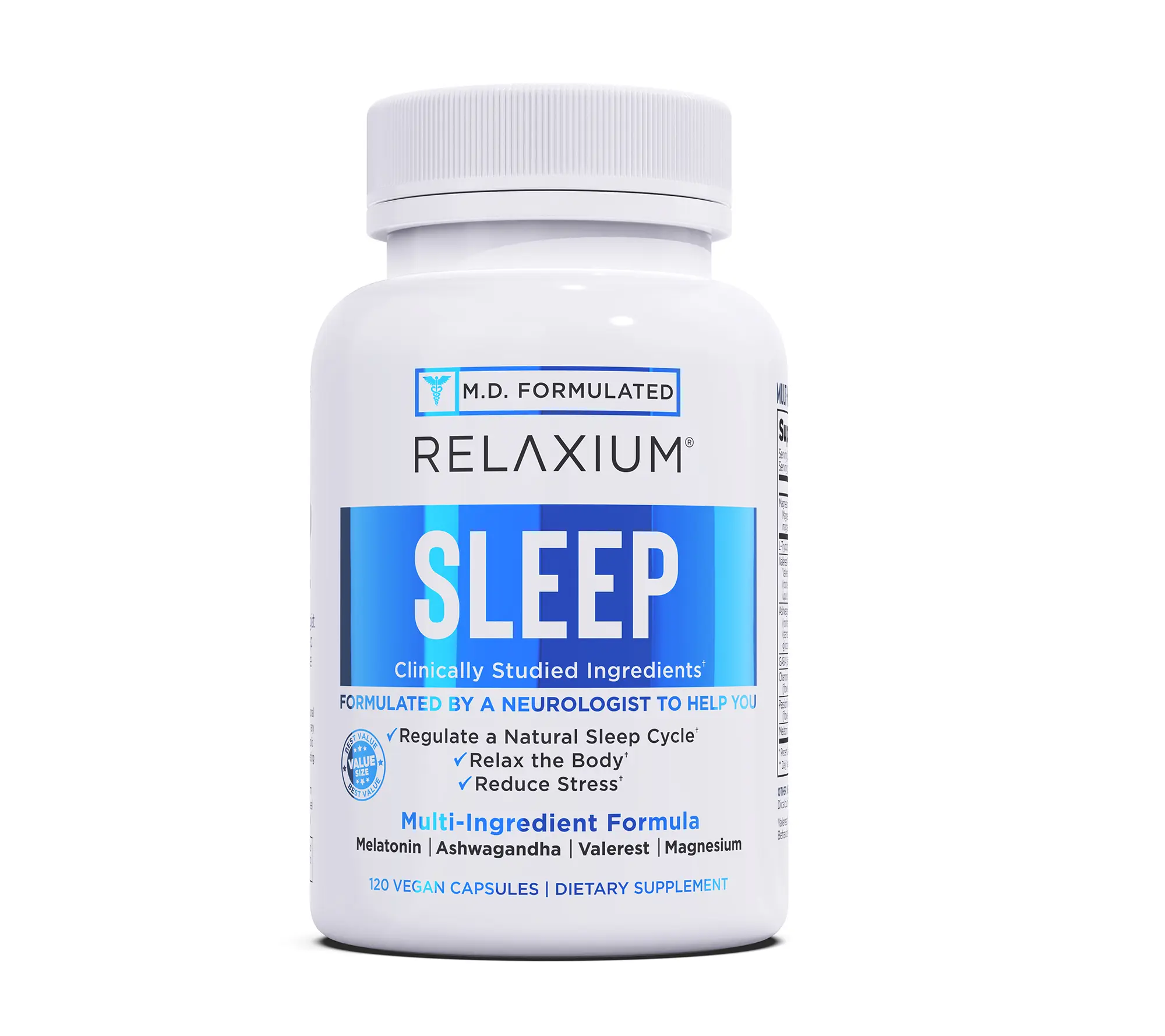 Relaxium Sleep Advanced Strength with Magnesium 60DOS Relaxium Sleep Advanced Strength with Magnesium 60DOS