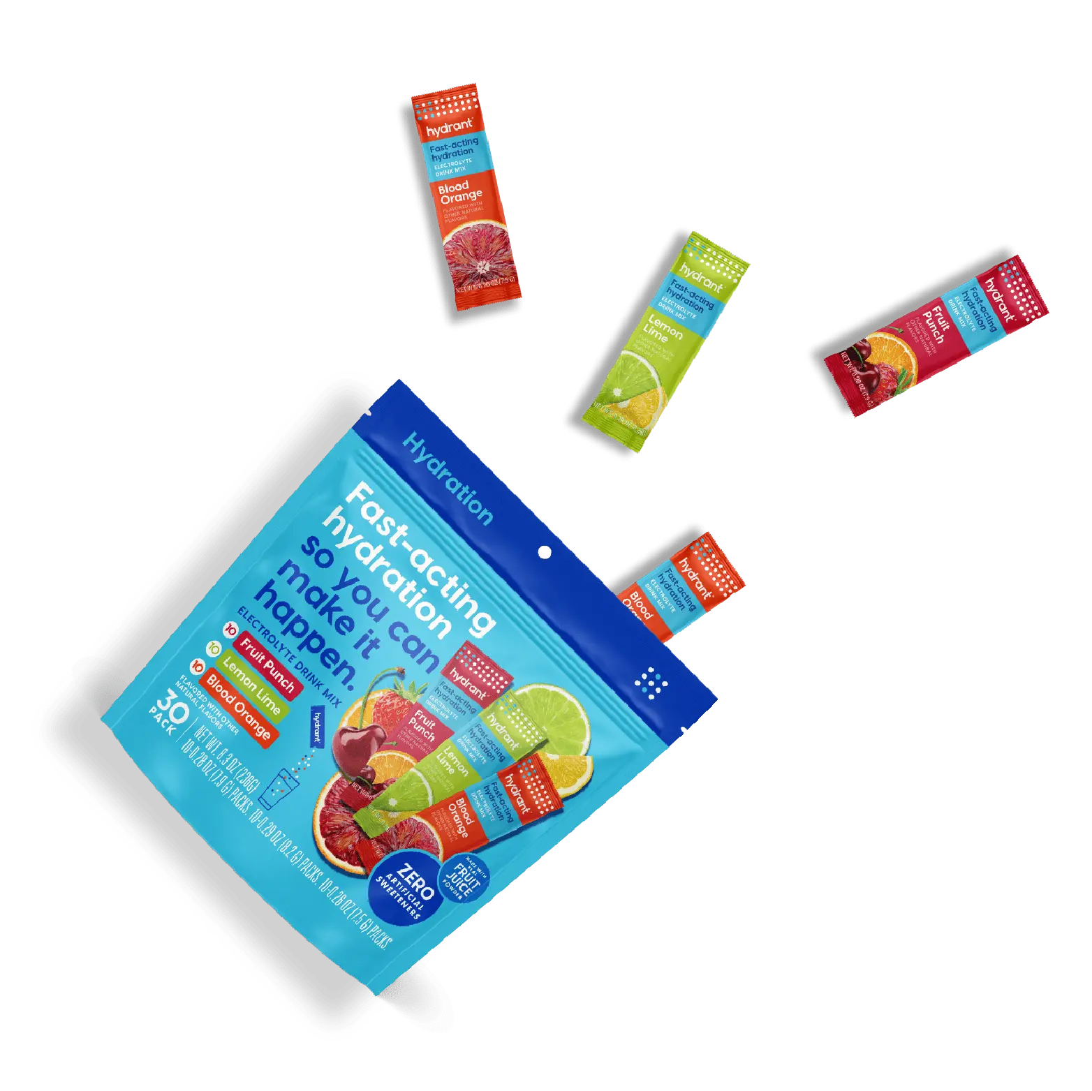 Hydrant Hydration Electrolyte Flavor Packets