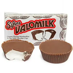 Valomilk Classic Marshmallow-Filled Milk Chocolate Cups 2.0 oz - Available in 1, 3, 6, & 24 Pack - Perfect for Sweet Cravings