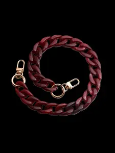 Double Color Acrylic Fashion Bag Chain Accessory, Dual Color Feature, Durable Design, Perfect for Daily Use, High-Quality Material, Stylish and Trendy
