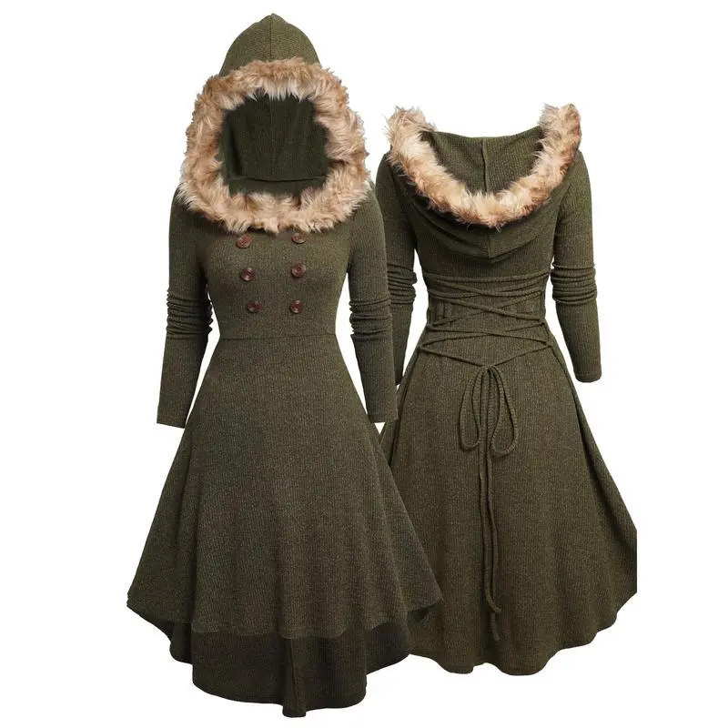 fur lined dress - TikTok Shop