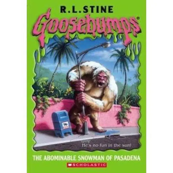 Used Horror Fiction Literature Book - Goosebumps: The Abominable Snowman of Pasadena Novel by R.L. Stine (Paperback, Fiction Books)
