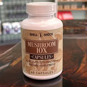 Mushroom 10X - Edible and Dietary Supplement Healthcare Fitness Natural Bathroom