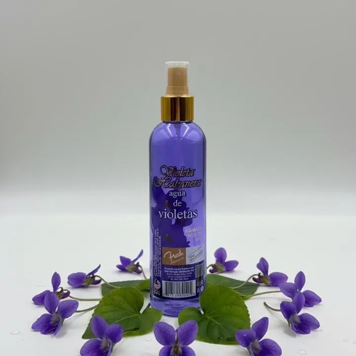 Agua de Violetas Colonia Scented Haircare Gel (8oz) - Made in USA, Purple BBQ Control Gel, Fresh Fragrance Beauty & Personal Care Product, Scent