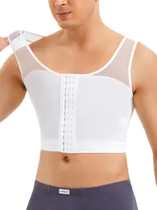 Men's Slimming Shirts, High Elastic Mesh Fabric, Soft Comfortable Fit, Casual Crop Top for All Seasons, Enhances Body Shape, Waist Reducing Shapewear