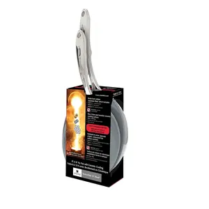 Chantal Cookware SLIN-2024C 8 -10 in. Induction 21 Steel Ceramic Coated Fry Pan Set, Brushed Stainless