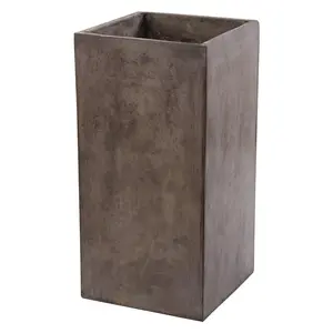 Concrete Short Al Fresco Cement Planter - Style: 7497866