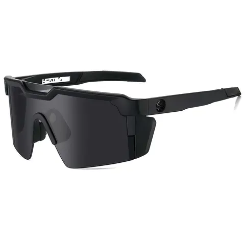 New high-quality luxury sunglasses featuring a square, one-piece lens; unisex design with 100% UV400 protection and Z87+ certification.