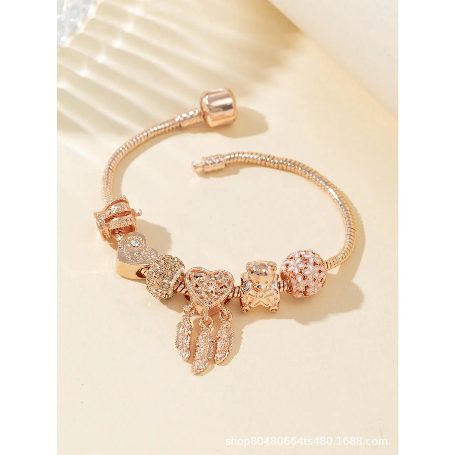 117 # Rose Gold Dream Catcher YCB637