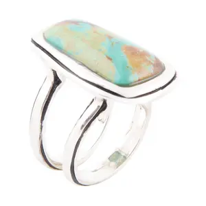 Barse Artisan Crafted Sterling Composite Turquoise Ring