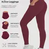 Women's High-Waisted Yoga Pants - Soft Stretch, Tummy Control, Butt Lifting Leggings with Pockets - Active Fitness Sportswear for Gym, Jogging