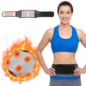Back Support with Magnet,  Tourmaline Magnetic Back Braces for Lower Back Pain Relief, Self Heating & Soothing Waist Band, Lumbar Support Belt for Herniated Disc/Sciatica (4 Size)